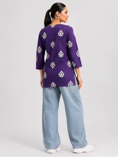 Pure Cotton Short Straight Kurti