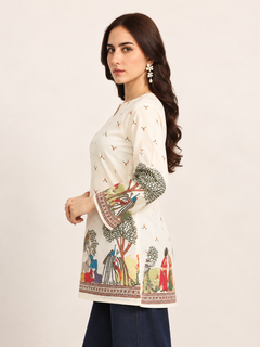 Print Ethnic Cotton Top
